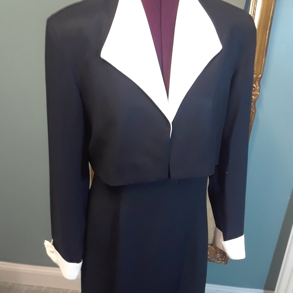 Elegant vintage black dress